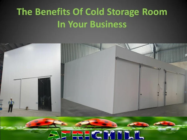 The Benefits Of Cold Storage Room In Your Business