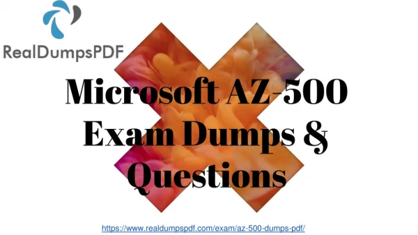 Best Key To Success In Exam With Microsoft AZ-500 Dumps Pdf