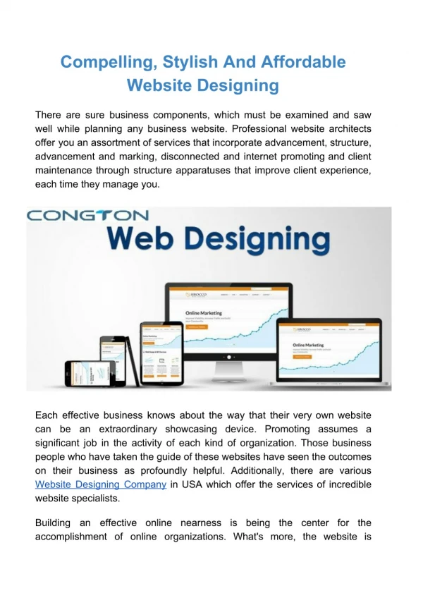 Best way to design a compelling website