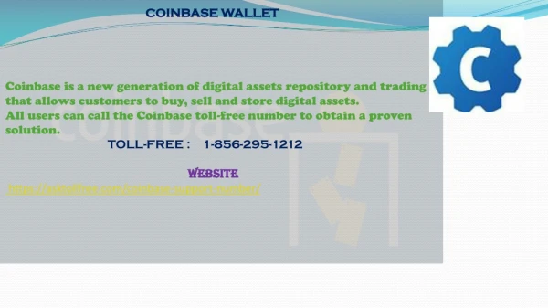 Coinbase Support Number 1-856-295-1212