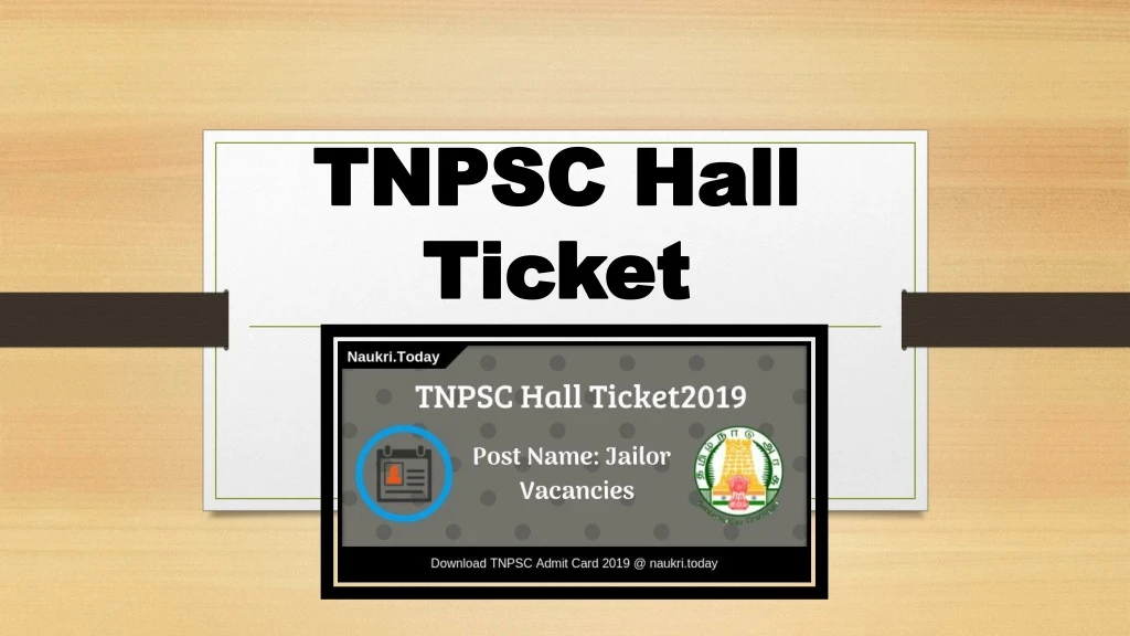 tnpsc hall tnpsc hall ticket ticket