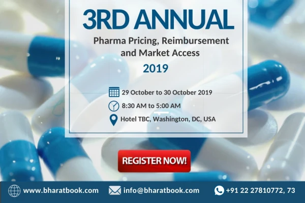 3rd Annual Pharma Pricing, Reimbursement & Market Access 2019
