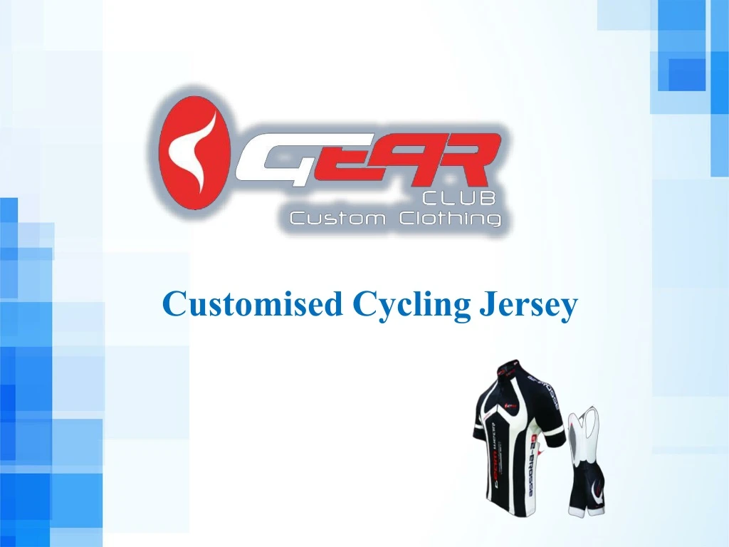 customised cycling jersey
