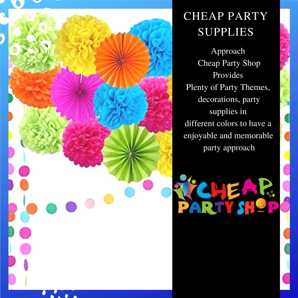 cheap party supplies