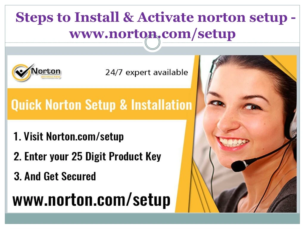 steps to install activate norton setup www norton com setup