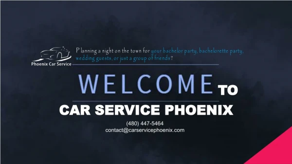 Car Service Phoenix - (480) 447-5464