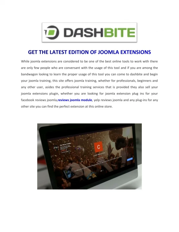 Reviews Joomla Extension | Dashbite