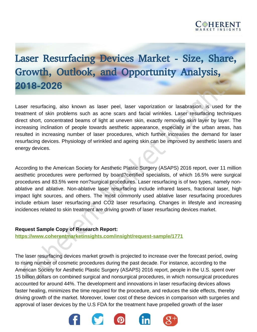 laser resurfacing devices market size share laser