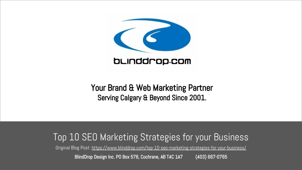 your brand web marketing partner your brand