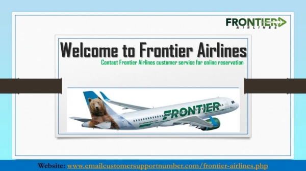 Know about Services of Frontier Airlines Reservations