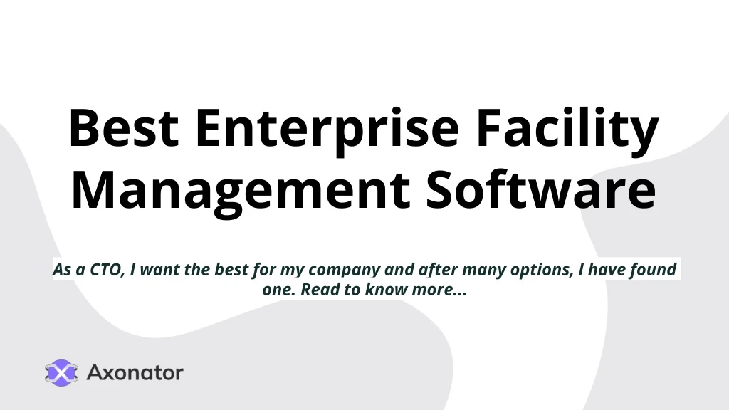 best enterprise facility management software