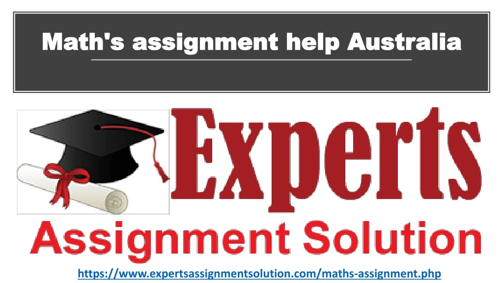 math s assignment help australia
