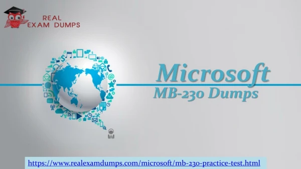 Easily Pass MB-230 Exam With Our MB-230 - RealExamDumps.com