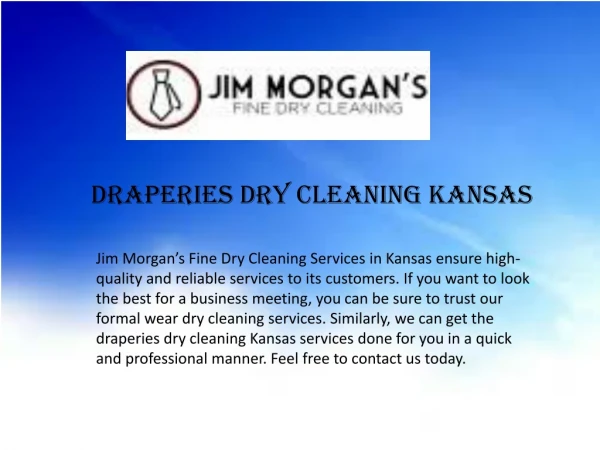 Draperies Dry Cleaning Kansas