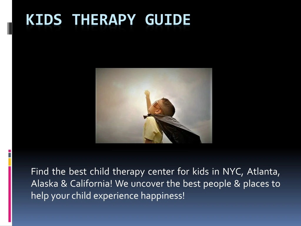 kids therapy guide