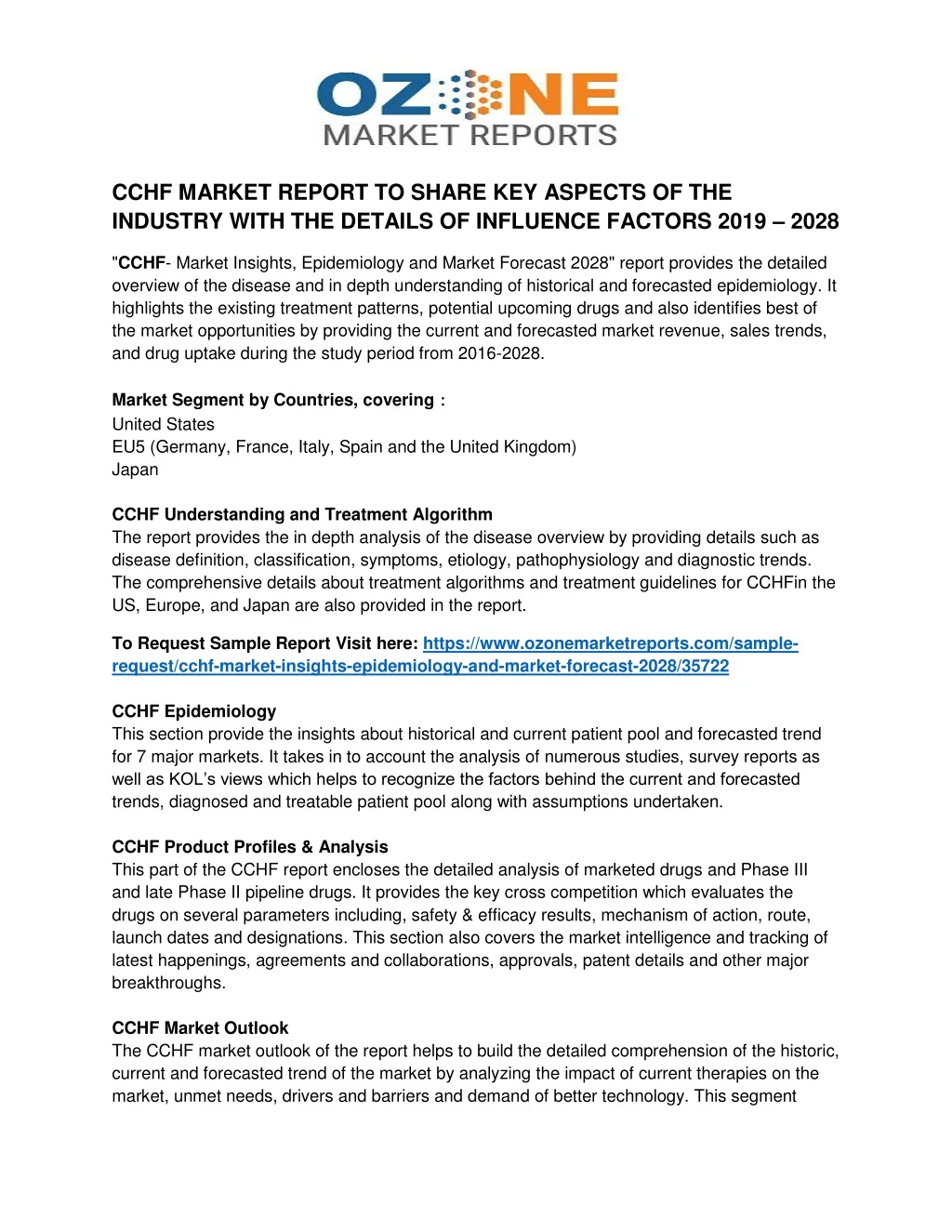 cchf market report to share key aspects
