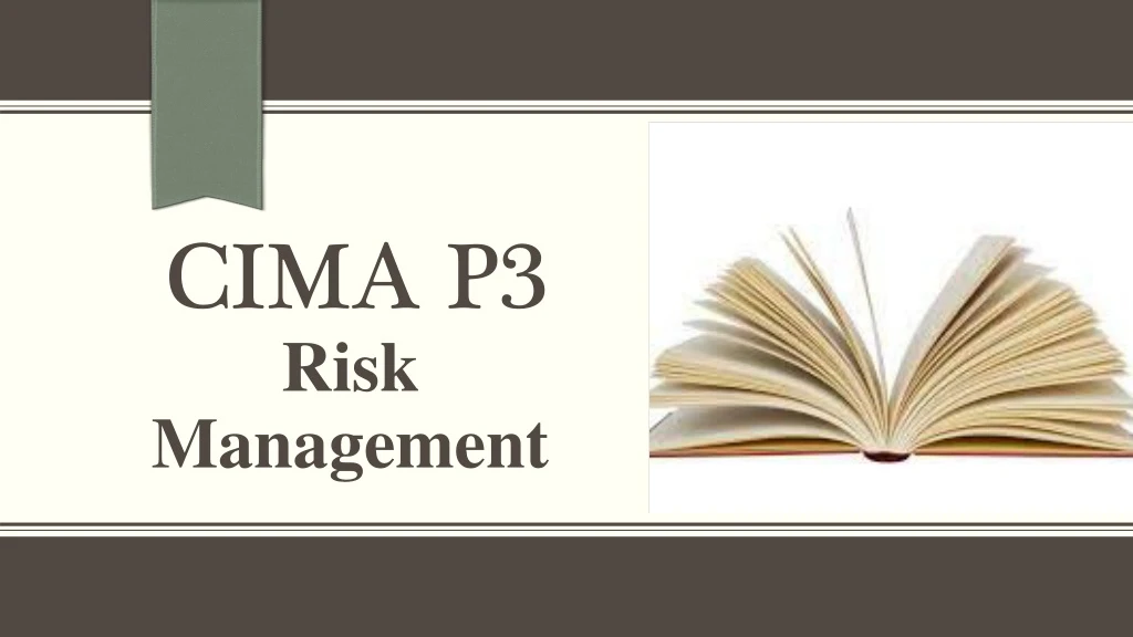 cima p3 risk management