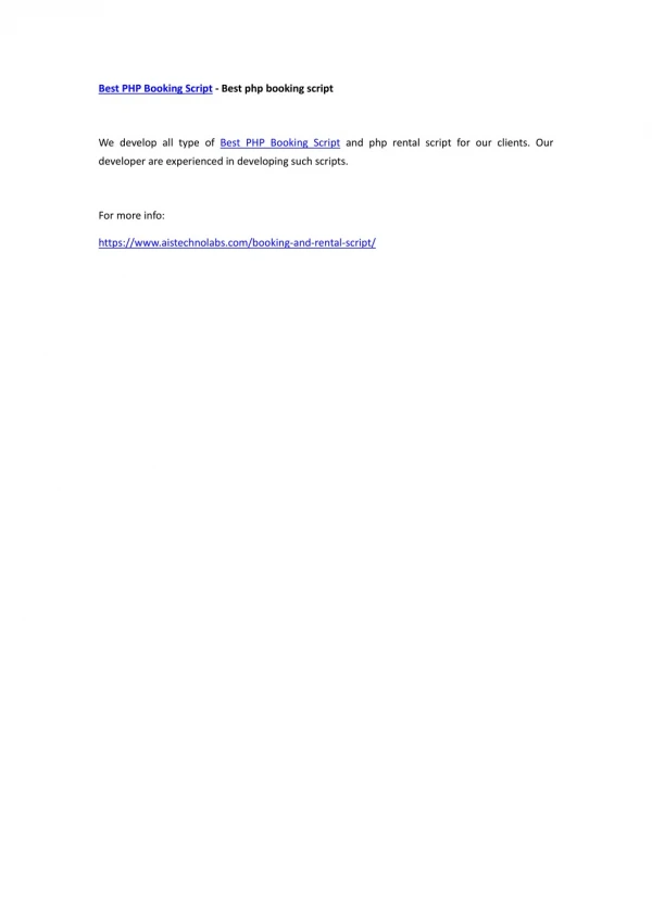 best php booking script best php booking script