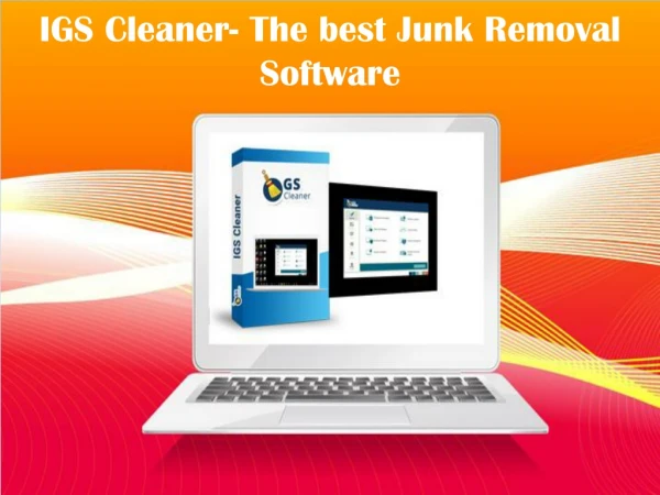 IGS Cleaner- The best Junk Removal Software