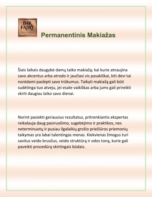 permanentinis makia as