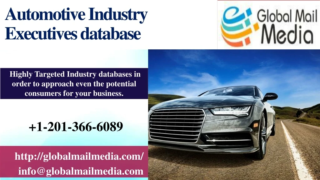 automotive industry executives database