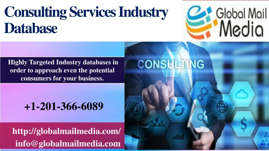 consulting services industry database