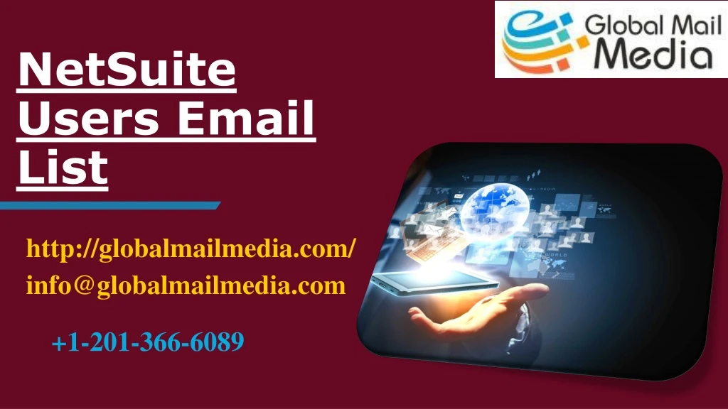 netsuite users email list