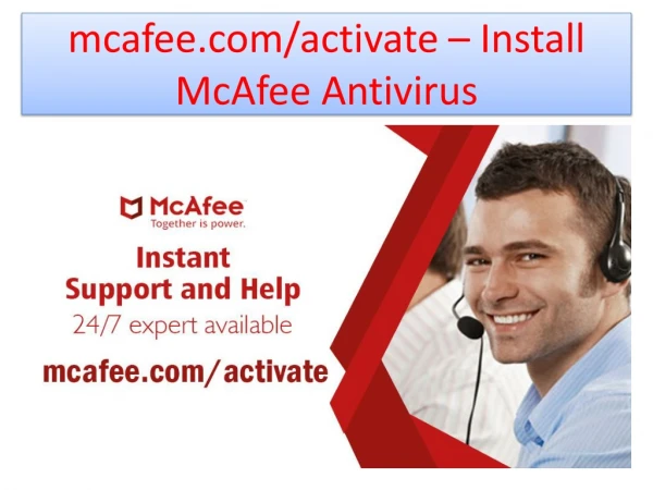 www.McAfee.com/activate | McAfee product