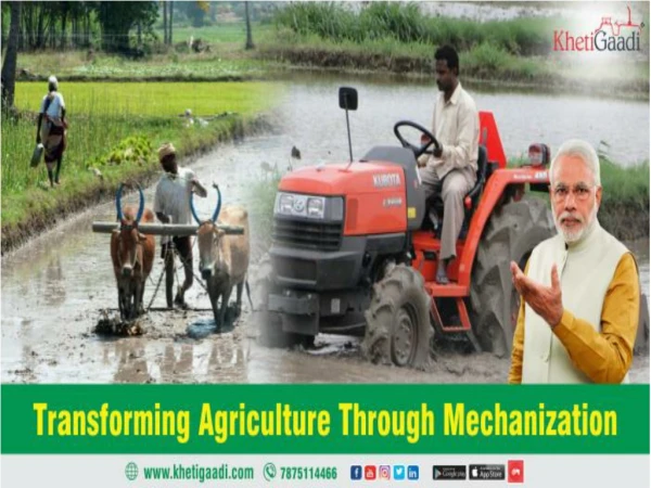 Transforming Agriculture through Mechanization
