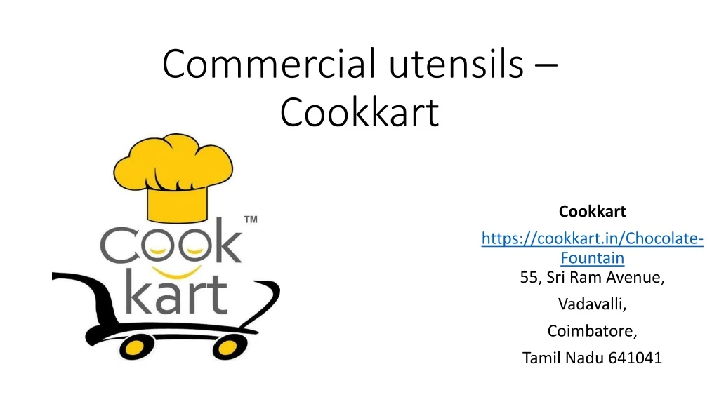 commercial utensils cookkart