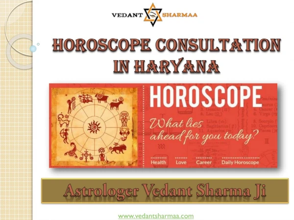 Horoscope Consultation In Haryana – Astrologer Vedant Sharma