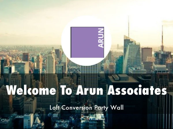 Detail Presentation On Arun Associates
