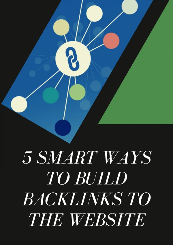 5 smart ways to build backlinks to the website