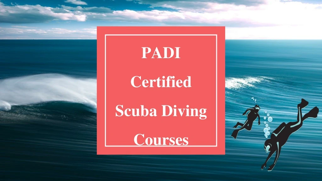 padi certified scuba diving courses