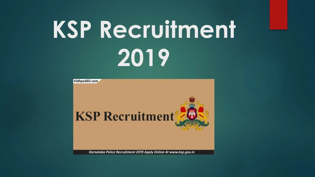 ksp recruitment 2019