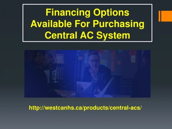 Air conditioning finance companies