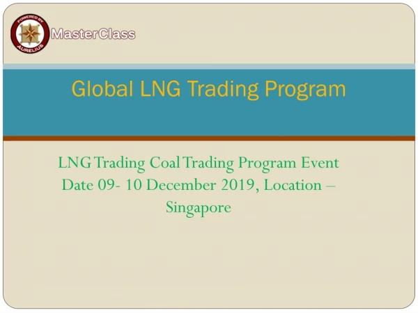 global lng trading program