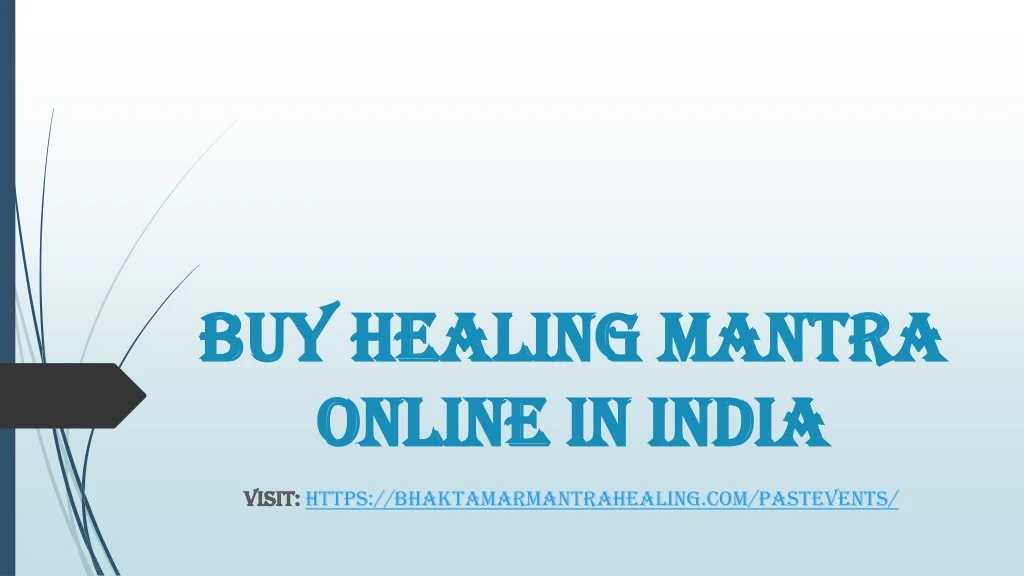buy healing mantra online in india