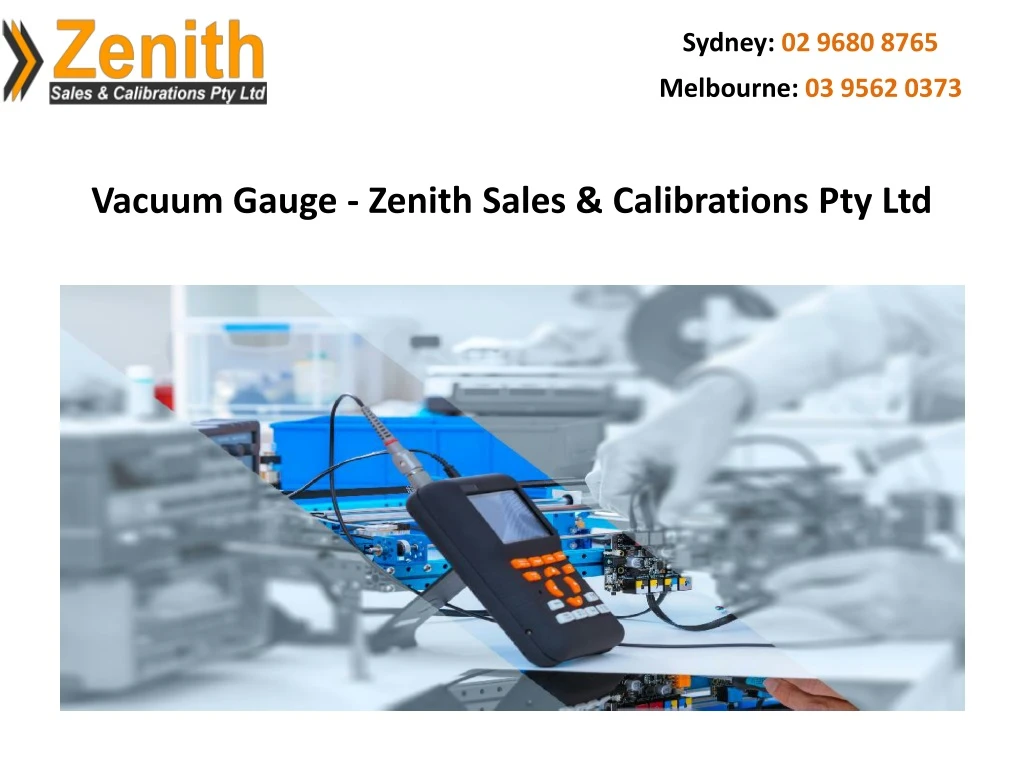 vacuum gauge zenith sales calibrations pty ltd