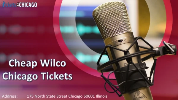 Wilco Chicago Tickets Cheap