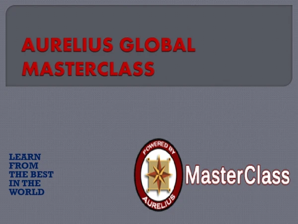 aurelius global masterclass
