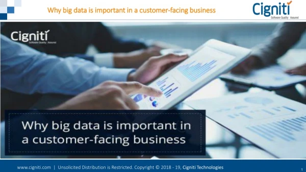 Why big data is important in a customer-facing business