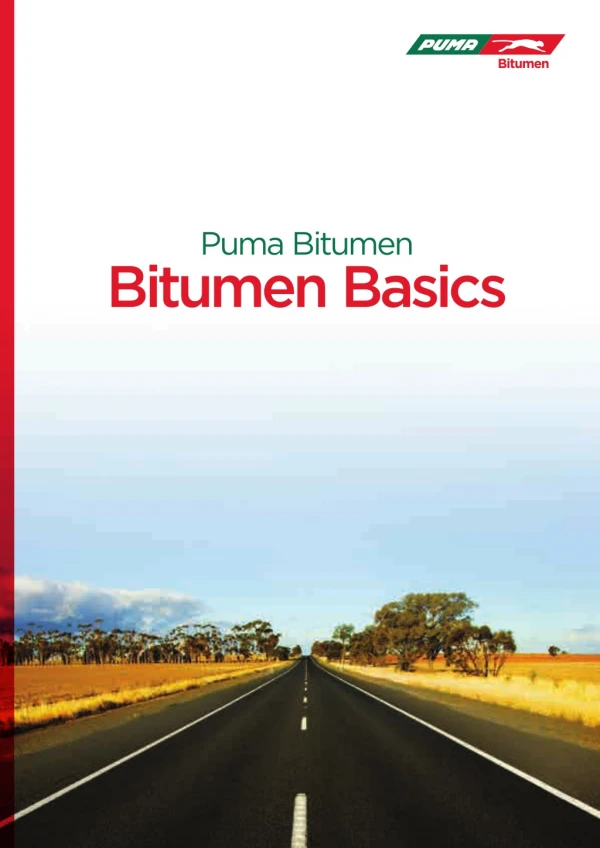 Puma Bitumen - Bitumen Basics