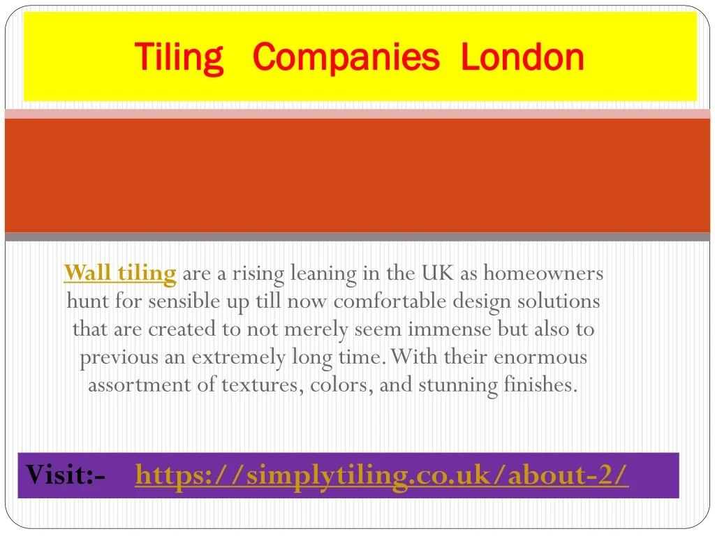 tiling companies london