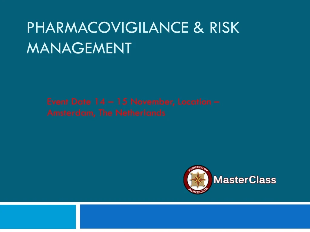pharmacovigilance risk management