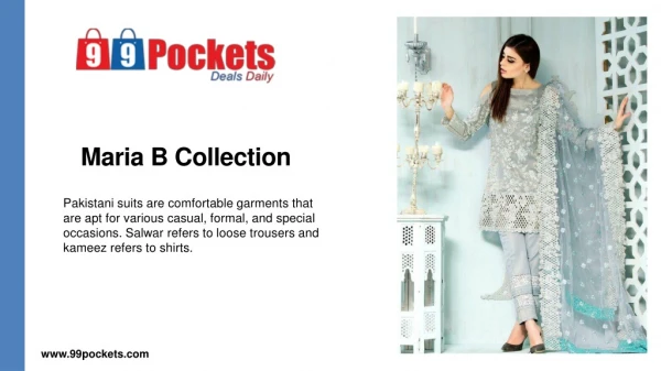 Maria B Collection | Pakistani Salwar Suits