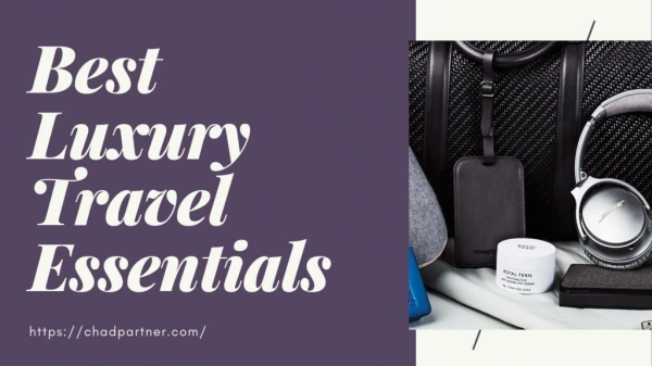 Buy Best Luxury Travel Essentials Online