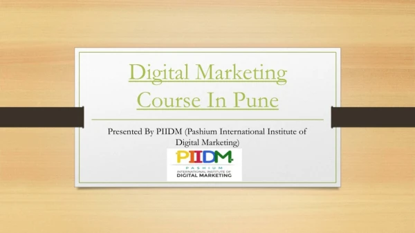 Digital Marketing Institute in Pune