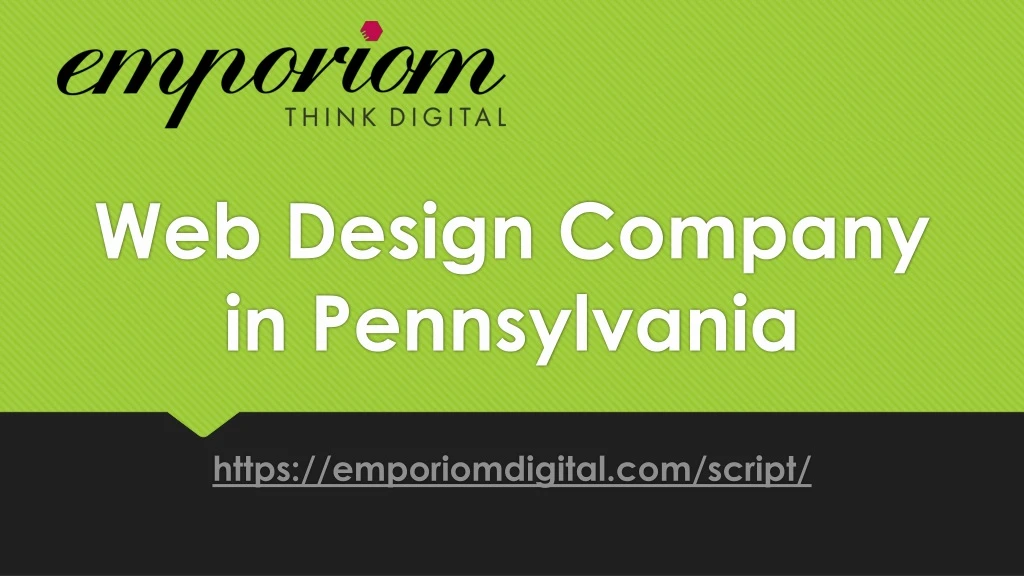 web design company in pennsylvania