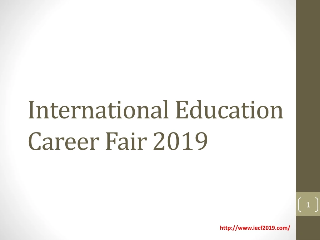 international education career fair 2019